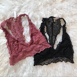 2 Lace Bralettes